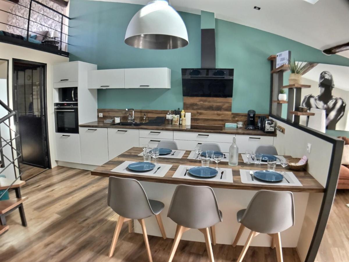Myzenplace - Duplex 100M2 Cosy, Atypique, Situation Ideale, Parking Montelimar Bagian luar foto